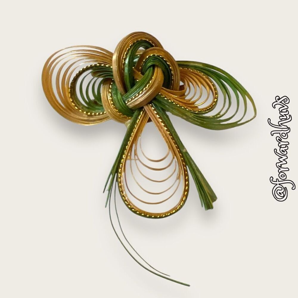 Bundle Sale 3 for $15 | Hand Knotted Natural Grass Brooch